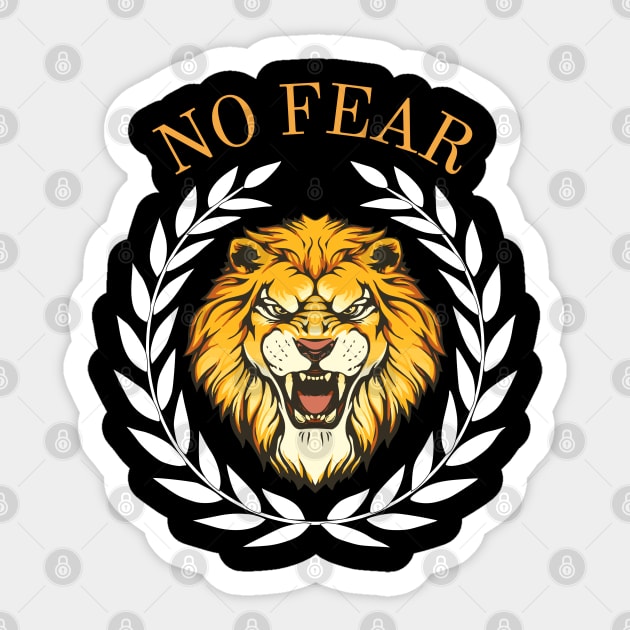 No Fear Sticker by Novelty Depot